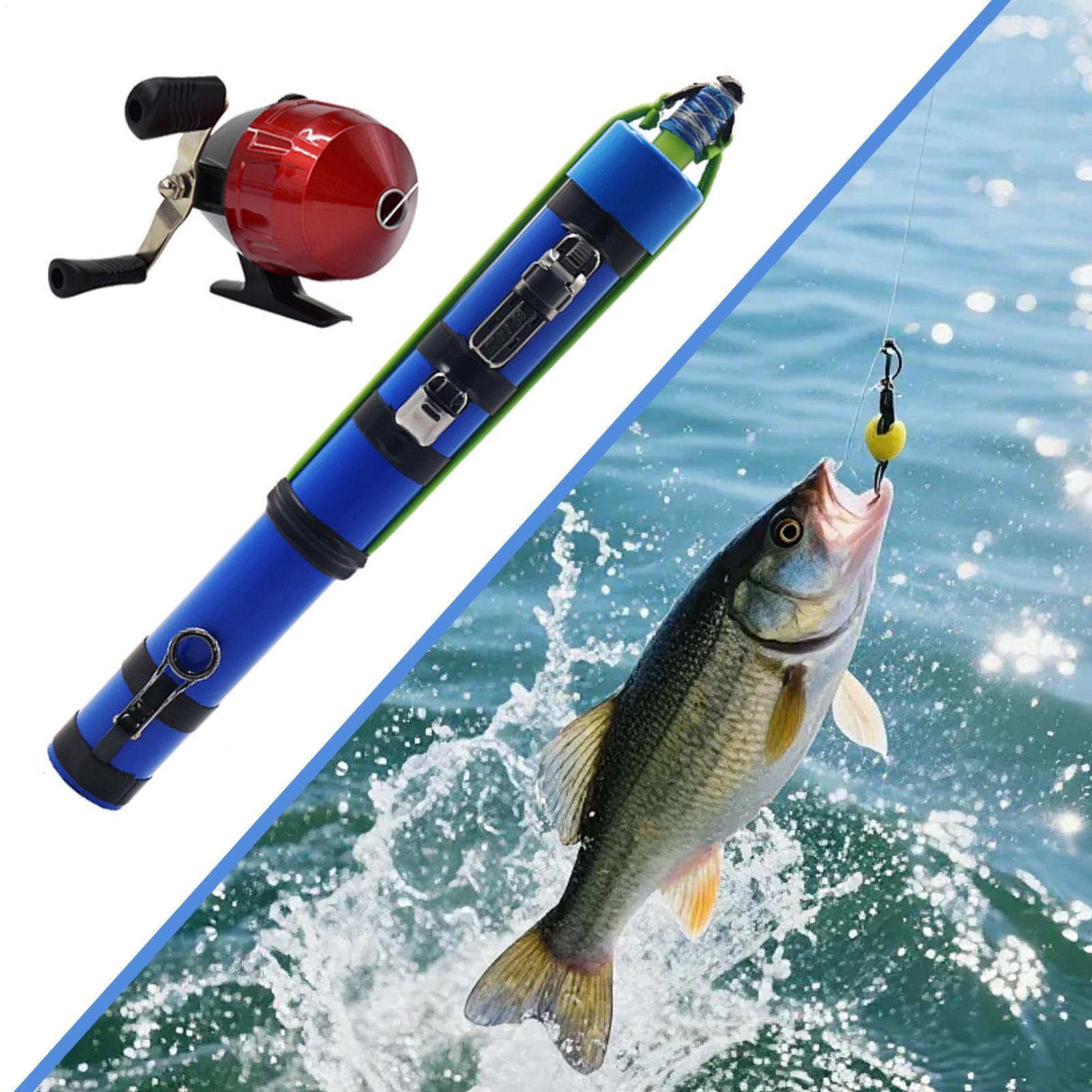 Fishing Kit Compact - قصبة صيد خشبية مقلاع تصميم أداة