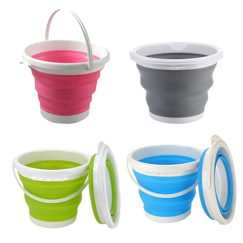 Water Bag Collapsible - ❤️ دلو قابل للطي سعة 3/5/10