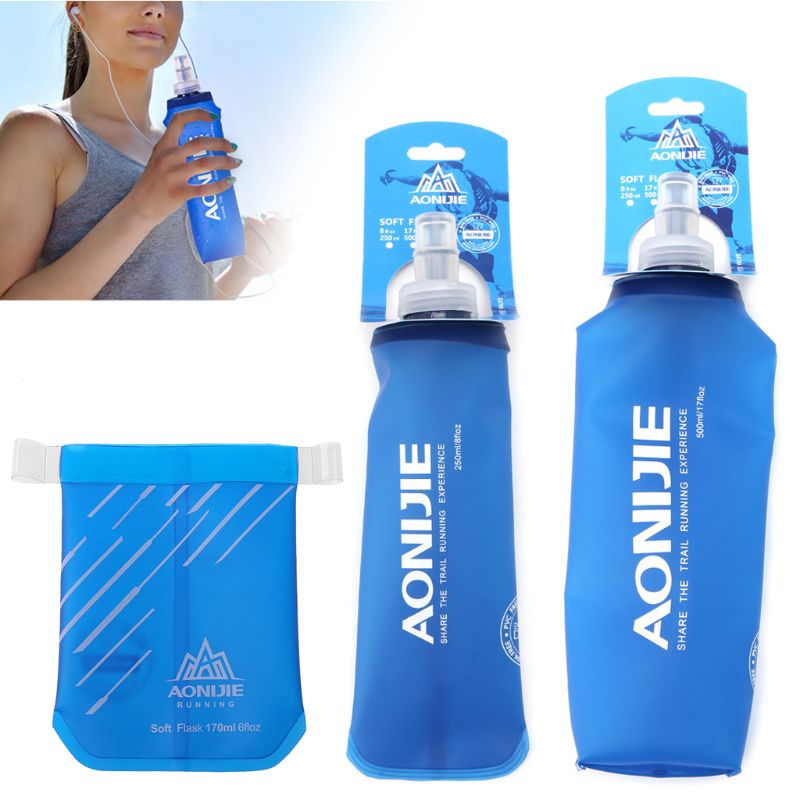 Water Bag Collapsible - الرياضة في الهواء الطلق شطبة زجاجة