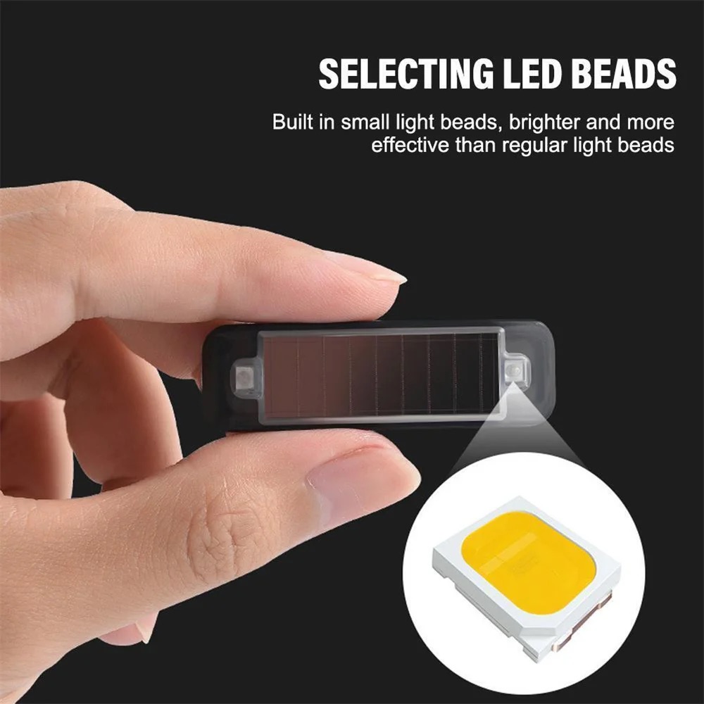Sos Light Strobe - مصباح LED صغير للطاقة الشمسية للسيارة