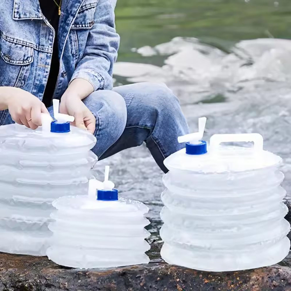 حقيبة ماء قابلة للطي محمولة سع - مراجعة Water Bag Collapsible وسعره
