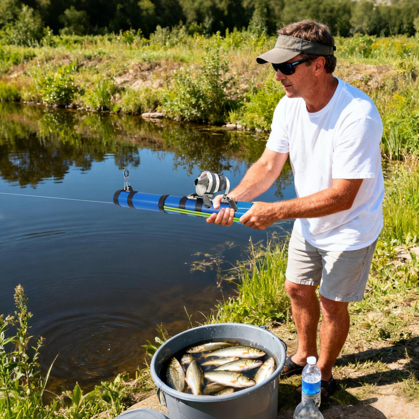 قصبة صيد خشبية مقلاع تصميم أدا - مراجعة Fishing Kit Compact وسعره