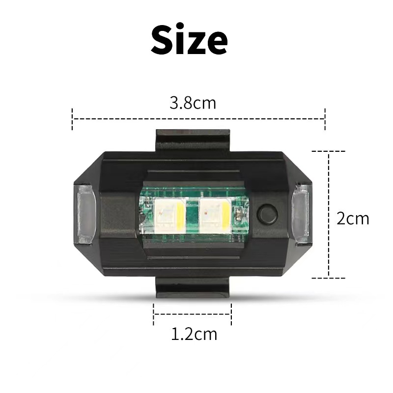 أضواء دراجة نارية الطائرة بدون - مراجعة Sos Light Strobe وسعره