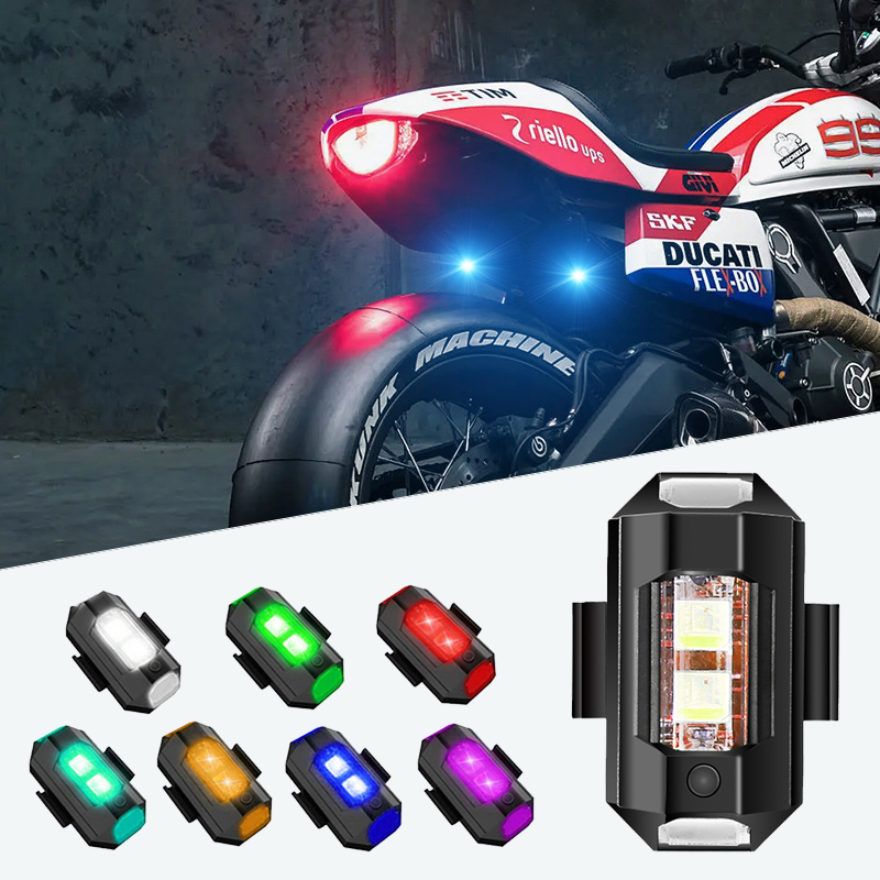أضواء دراجة نارية الطائرة بدون - مراجعة Sos Light Strobe وسعره