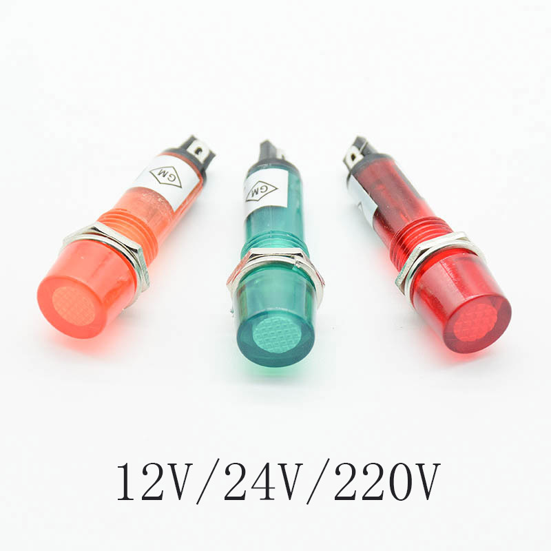 5 قطعة 220 فولت 12 فولت 24 فول - مراجعة Signal Panel Orange وسعره