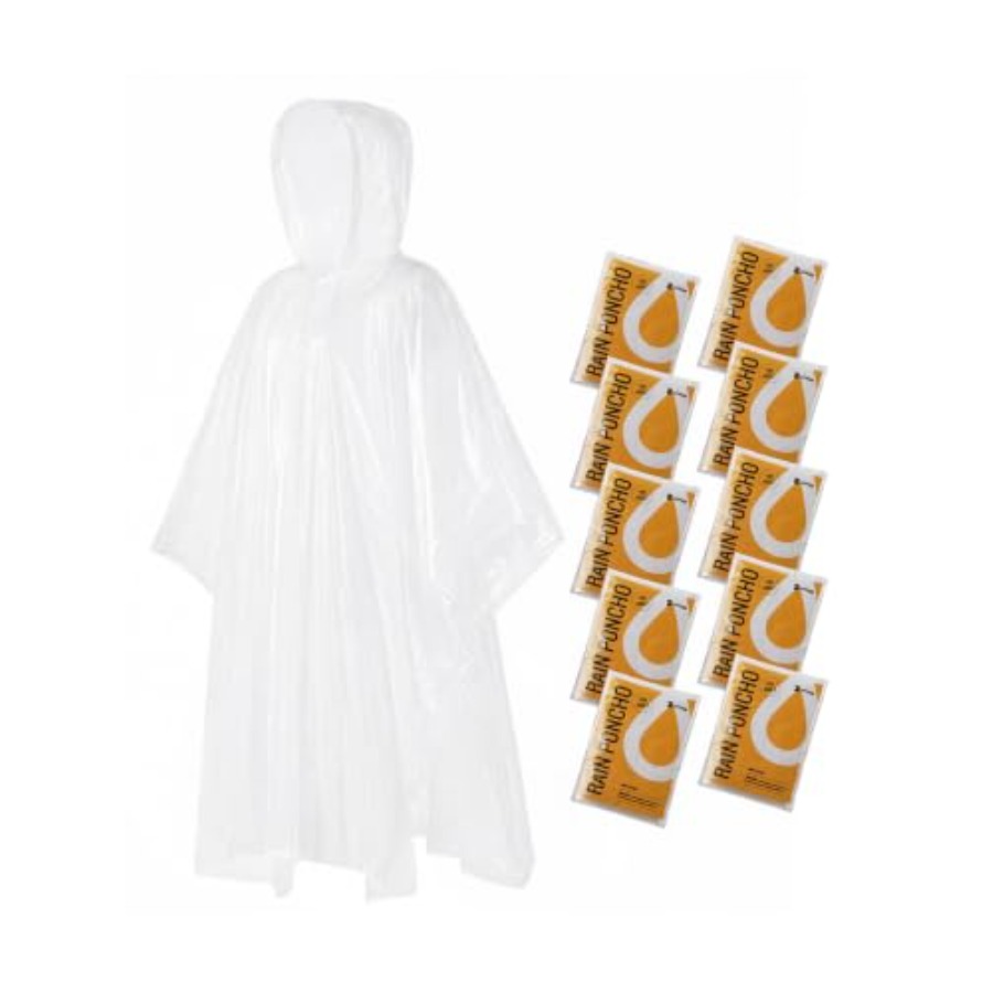 معاطف مطر للاستخدام مرة واحدة  - مراجعة Emergency Poncho Rain وسعره