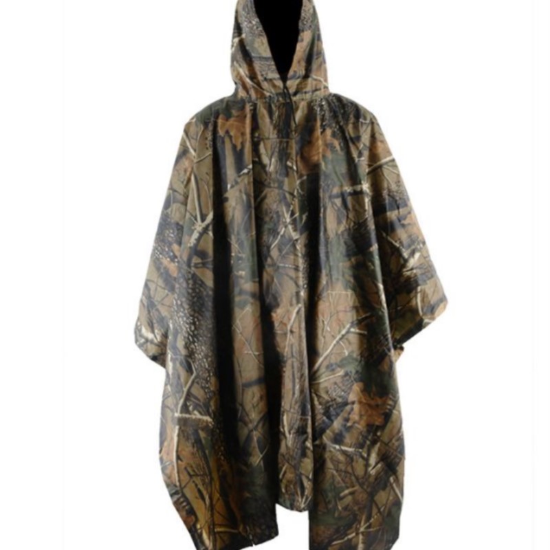 معطف واق من المطر تكتيكي مموه  - مراجعة Emergency Poncho Rain وسعره