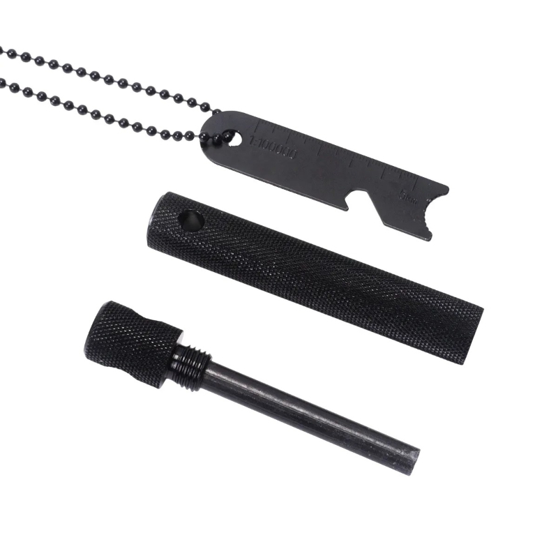 قضيب مغنيسيوم مع بوصلة - حجر إ - مراجعة Magnesium Fire Starter وسعره