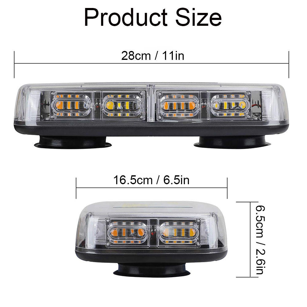 48 مصباح LED كهرماني اللون لأض - مراجعة Sos Light Strobe وسعره