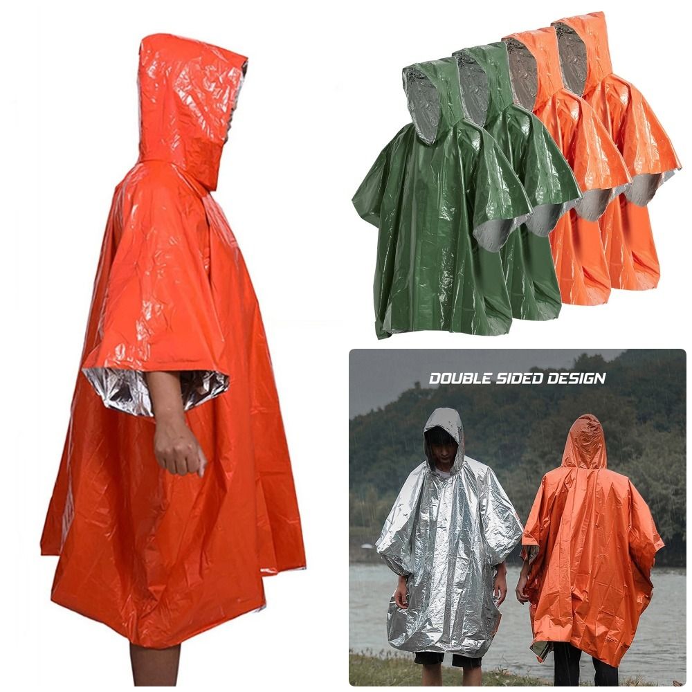 قطعة واحدة من معطف واقٍ من الم - مراجعة Emergency Poncho Rain وسعره