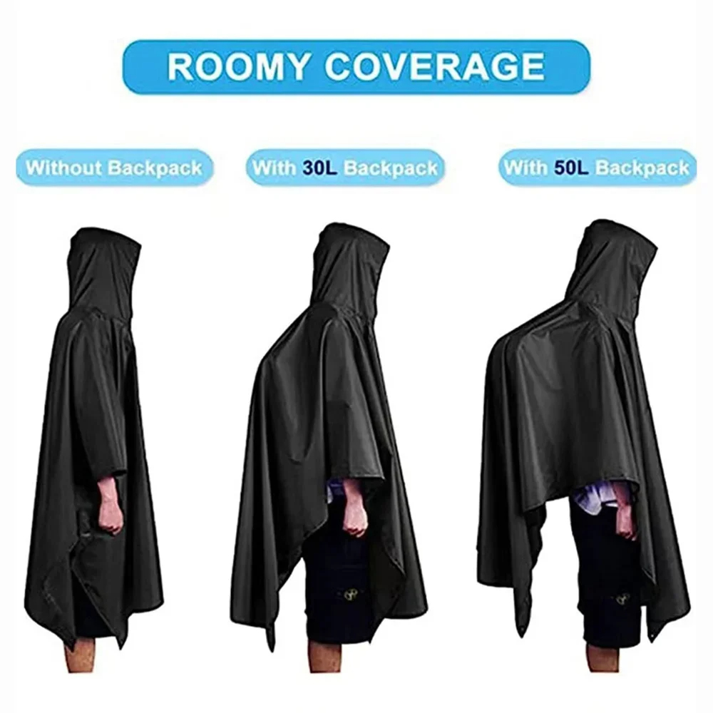معطف واق من المطر عسكري 3 في 1 - مراجعة Emergency Poncho Rain وسعره