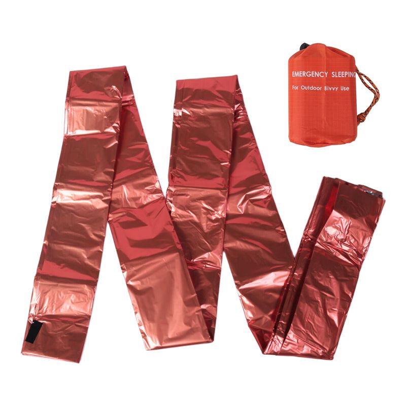 【مخزون】 كيس نوم للطوارئ لشخصين - مراجعة Bivy Bag Emergency وسعره